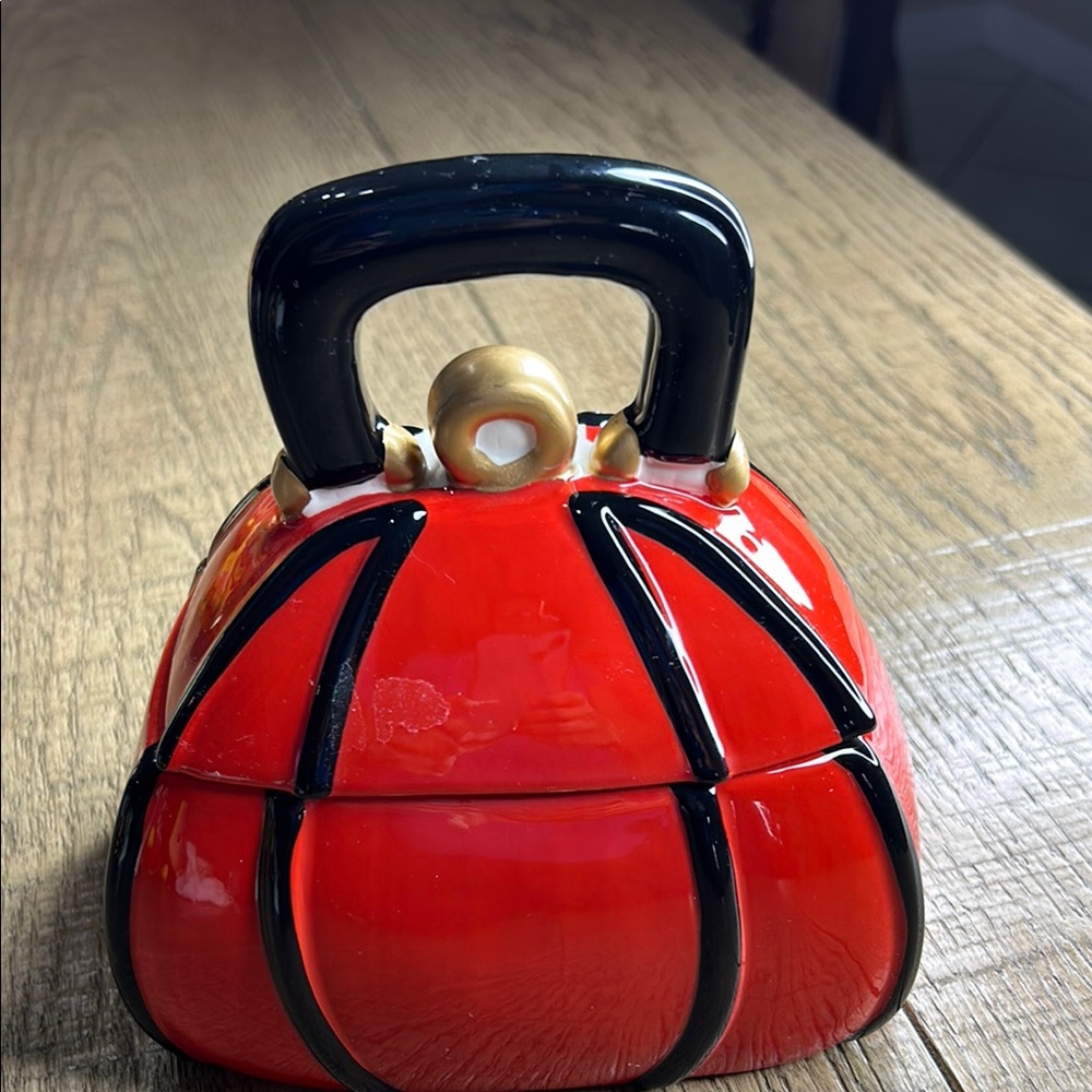 Red and Black Mini Plaid Barrel Bag - Picture 2 of 5